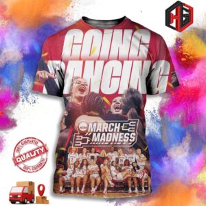 Maryland Terrapins Women Basketball Are Be Going Dancing NCAA March Madness Builforit 3D T-Shirt