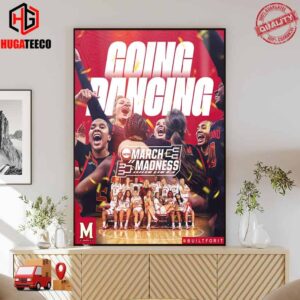 Maryland Terrapins Women Basketball Are Be Going Dancing NCAA March Madness Builforit Poster Canvas