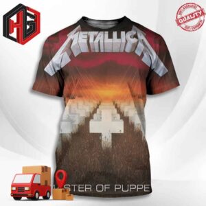 Master Of Puppets Was Released 38 Years Ago On March 3rd 1986 By Metallica 3D T-Shirt