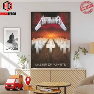 Master Of Puppets Was Released 38 Years Ago On March 3rd 1986 By Metallica Poster Canvas