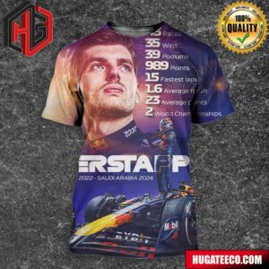 Max Verstappen’s Run Of Points-scoring Races In Melbourne 3D T-Shirt