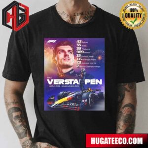 Max Verstappen’s Run Of Points-scoring Races In Melbourne F1 T-Shirt