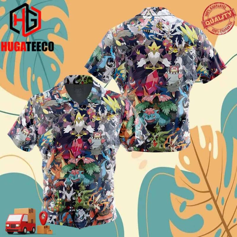 Mega Evolution Pokemon Hawaiian Shirt For Men And Women Summer Collections