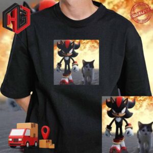 Meme Funny Shadow The Hedgehog Anti-hero Character In the Sonic T-Shirt