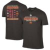 Unisex Men’s Original Retro Brand Heather Navy Auburn Tigers 2024 SEC Men’s Basketball Conference Tournament Champions Bracket Two Sides T-Shirt