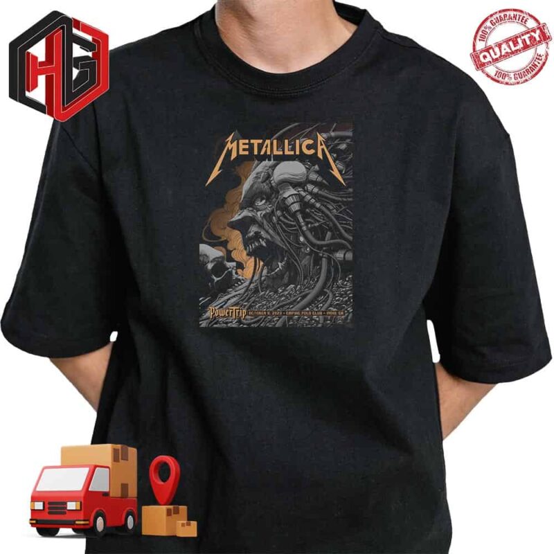 Metallica At Power Trip Empire Polo Club On October 8 2023 T-Shirt