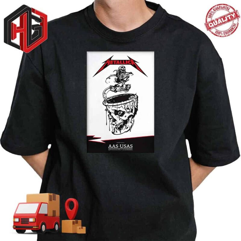 Metallica x USA Skateboarding x Adaptive Action Sports Limited Edition Poster T-Shirt
