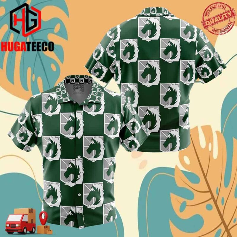 Military Police Attack On Titan Hawaiian Shirt For Men And Women Summer Collections