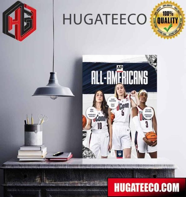 More Associated Press All-America For UConn Huskies Women’s Basketball Poster Canvas