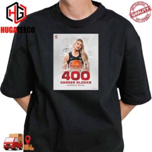 More History For Cameron Brink Stanford WBB Records 400 Career Blocks T-Shirt