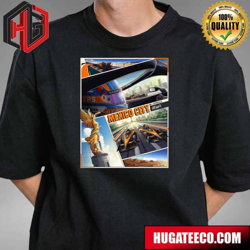 NEOM McLaren FE Ready Round 1 FE Formula E At Hankook Mexico City E Prix Jan 13th 2024 T-Shirt