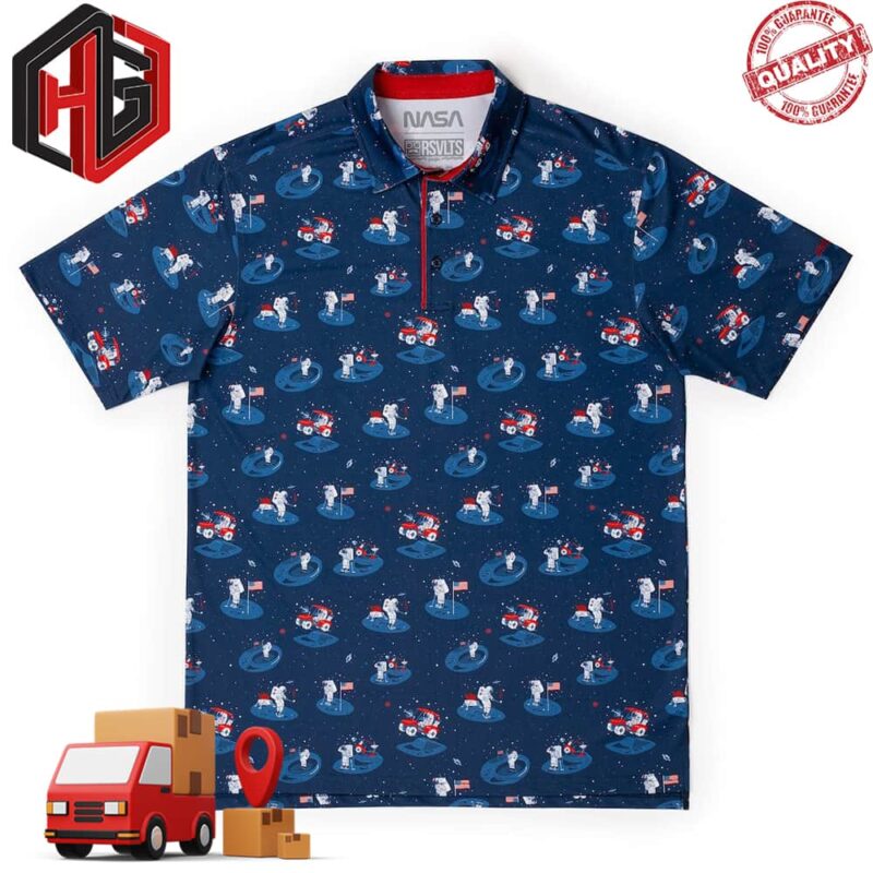 Nasa One Small Putt For Man Summer Fashion Summer Polo Shirt