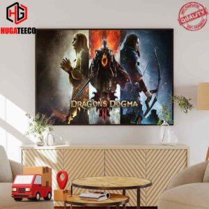 New Game Releases Dragon Dogma 2 Poster Canvas