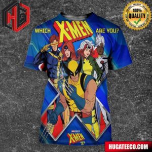 New Official Poster For X-Men 97 Which X-Men Are You 3D T-Shirt