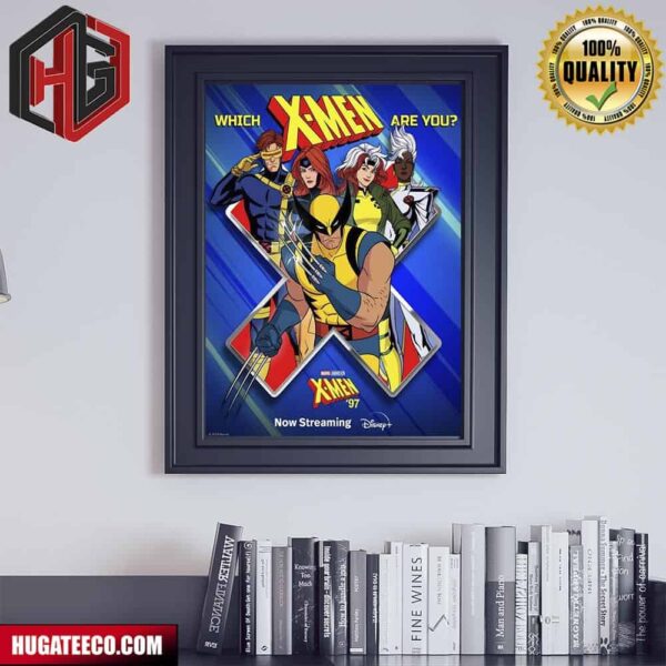 New Official Poster For X-Men 97 Which X-Men Are You Poster Canvas