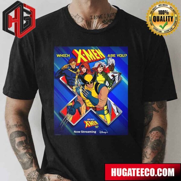 New Official Poster For X-Men 97 Which X-Men Are You T-Shirt