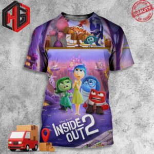 New Poster For Pixar’s Inside Out 2 3D T-Shirt Hoodie