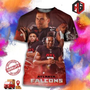 New Roster Of Atlanta Falcons Offense Looking Fully Loaded 3D T-Shirt