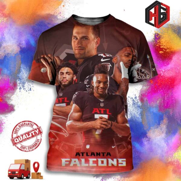 New Roster Of Atlanta Falcons Offense Looking Fully Loaded 3D T-Shirt