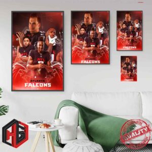 New Roster Of Atlanta Falcons Offense Looking Fully Loaded Poster Canvas