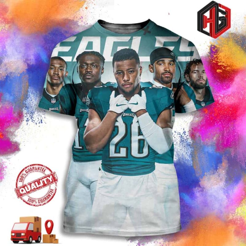 New Roster Of The Philadelphia Eagles 3D T-Shirt