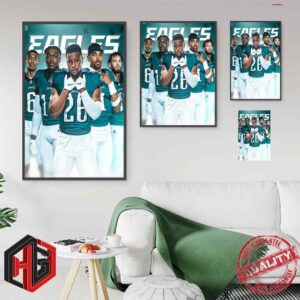 New Roster Of The Philadelphia Eagles Poster Canvas