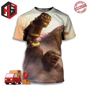 New Textless Poster For Godzilla X Kong The New Empire 3D T-Shirt