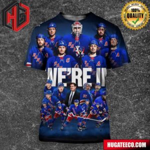 New York Rangers In Stanley Cup Playoffs NHL 3D T-Shirt