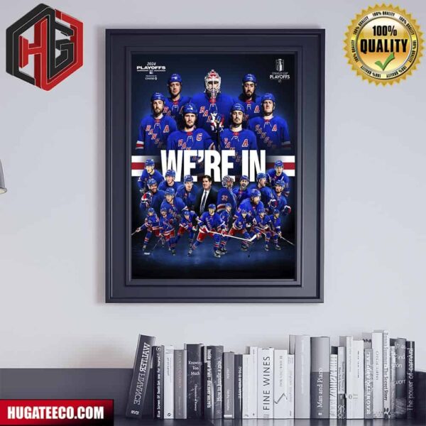 New York Rangers In Stanley Cup Playoffs NHL Potster Canvas