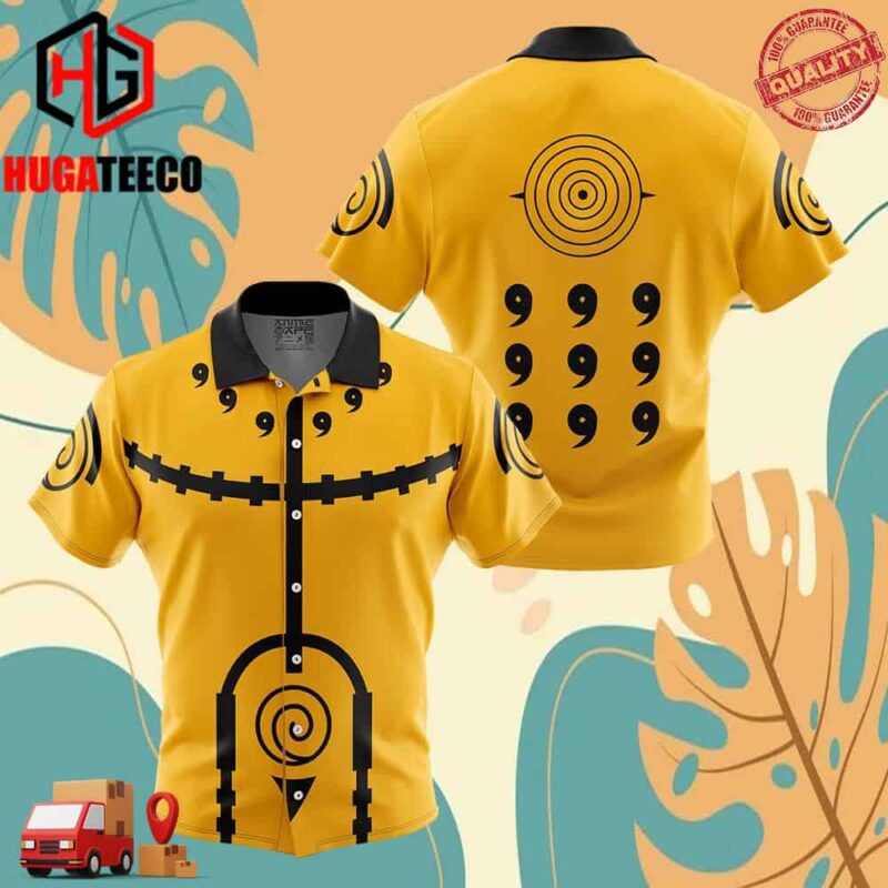 Nine-Tails Chakra Mode Naruto Hawaiian Shirt For Men And Women Summer Collections