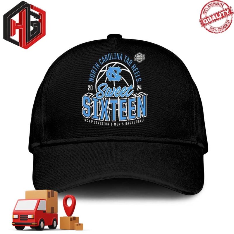 North Carolina Tar Heels 2024 NCAA Men’s Basketball Tournament March Madness Sweet Sixteen Defensive Stance Merchandise Hat-Cap