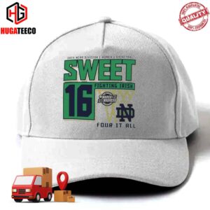 Notre Dame Fighting Irish Sweet 16 DI Women’s Basketball Four It All 2024 Classic Hat-Cap
