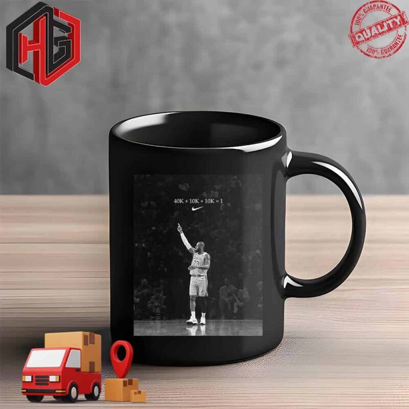 Number Don’t Lie King LeBron James Los Angels Lakers Has Rewritten History 40K Points 10K Assists 10K Rebounds Congratulations 40K Career Points Ceramic Mug Fan Gifts