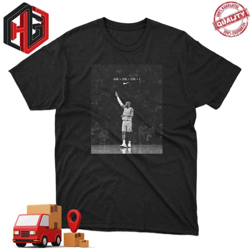 Number Don’t Lie King LeBron James Los Angels Lakers Has Rewritten History 40K Points 10K Assists 10K Rebounds Congratulations 40K Career Points Unisex T-Shirt
