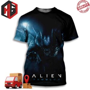 Official 11th Poster For Alien Romulus Distributed By 20th Century Studios 3D T-Shirt