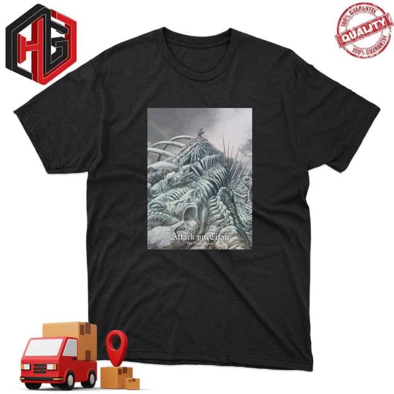 Official Attack on Titan The Final Season Volume 5 Blu-Ray Cover T-Shirt