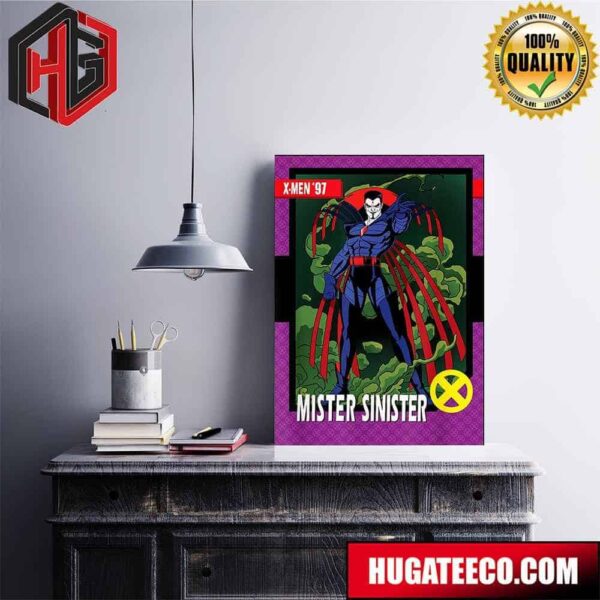 Official Mister Sinister Poster For X-men 97 Poster Canvas