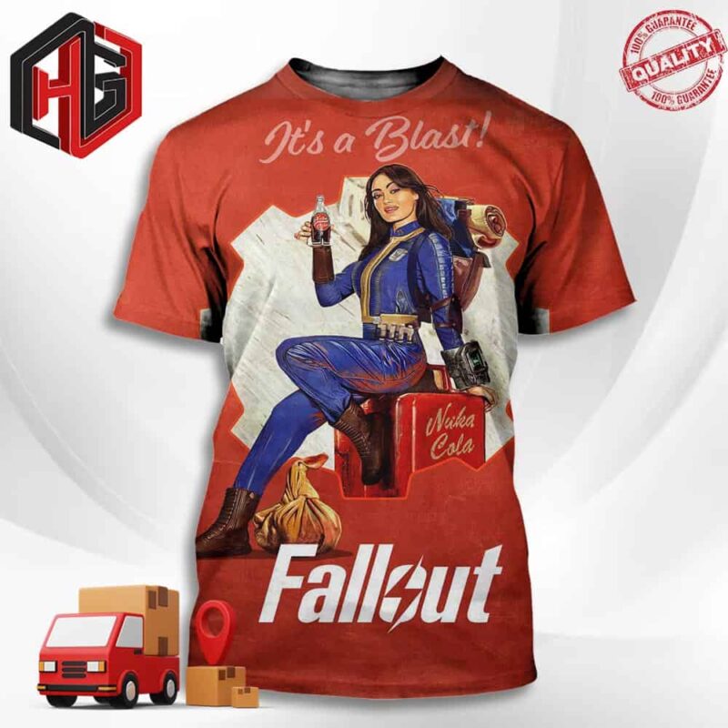 Official New Poster For The Fall Out Series It’s A Blast Premieres April 12 On Prime Video 3D T-Shirt