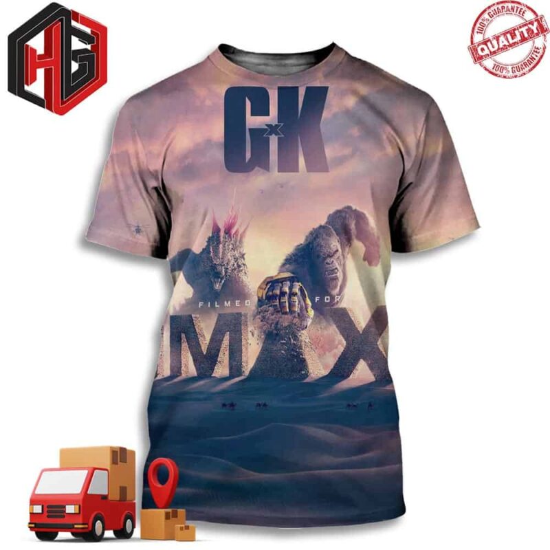 Official New Poster for Godzilla X Kong The New Empire 3D T-Shirt