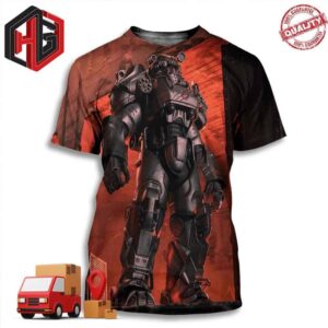 Official Poster Brotherhood Of Steel In The Fall Out Series Total Film Exclusive 3D T-Shirt