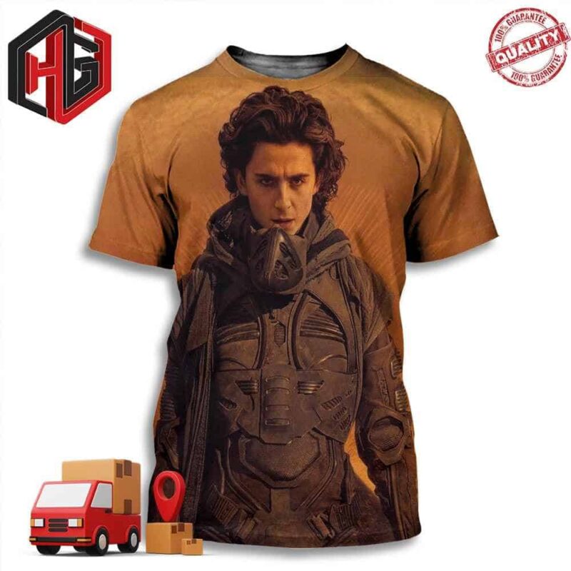 Official Poster For Dune Sand Planet Part Two Paul Atreides 3D T-Shirt