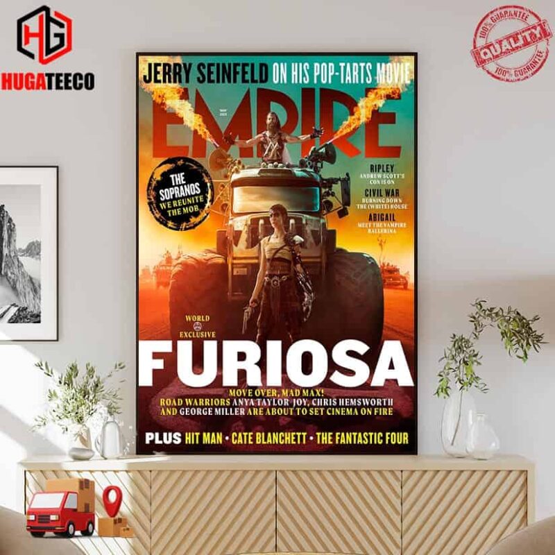 Official Poster For Furiosa Move Over Mad Max Road Warriors Poster Canvas