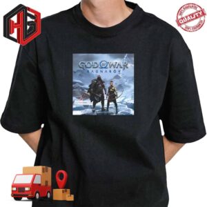 Official Poster For God Of War Ragnarok Games In Sony Best Play Station T-Shirt