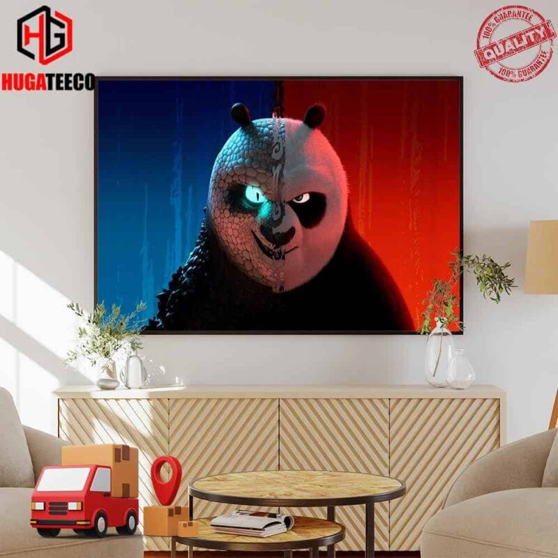 Official Poster For Kung Fu Panda 4 Release 8th March 2024 Poster Canvas