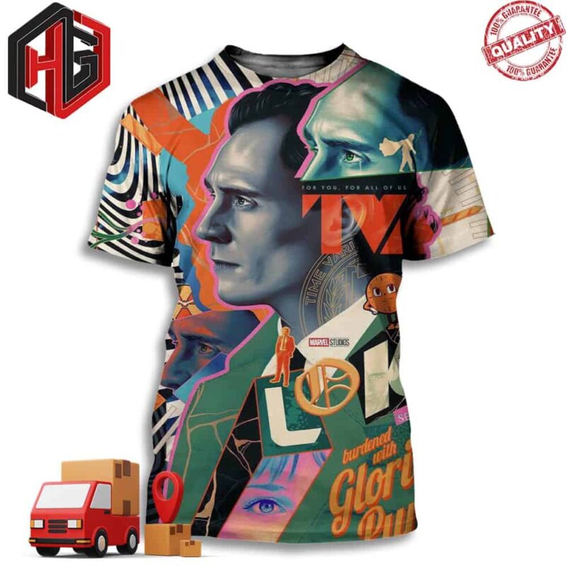Official Poster For Loki Marvel Studios Season 2 By Doaly 3D T-Shirt