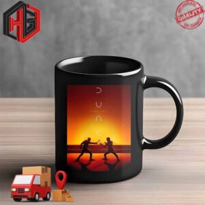 Official Poster For Masterpiece Dune Part Two Sand Planet Ceramic Mug