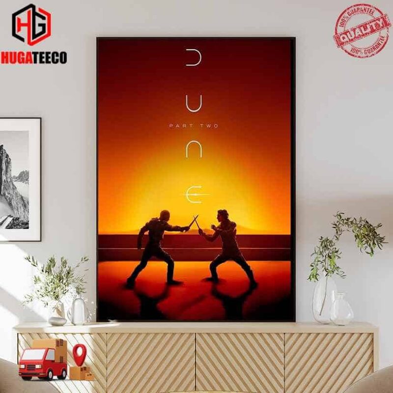 Official Poster For Masterpiece Dune Part Two Sand Planet Poster Canvas