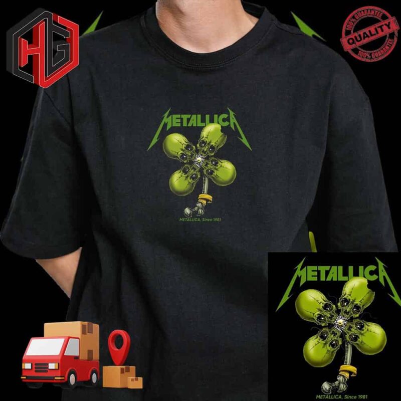 Official Poster For Metallica Since 1981 Happy St Patrick’s Day Feliz Dia de San Patricio Since T-Shirt