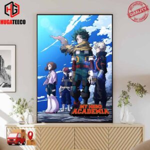 Official Poster For My Hero Academia Anime Poster Canvas