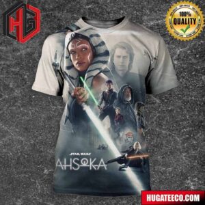 Official Poster For Star Wars Ahsoka Streaming On Disney 3D T-Shirt